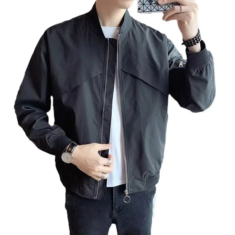 Meeste lennujope pommitaja mantel Sõjaväe meeste riided Air Force One Pilot pesapallijope kevad-sügis tuulejope