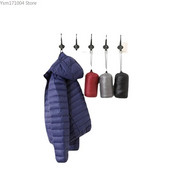 Jachetă de puf pentru bărbați, 5XL, pentru toate anotimpurile, ultra ușoară și respirabilă, cu puf de rață albă Jachetă caldă cu glugă