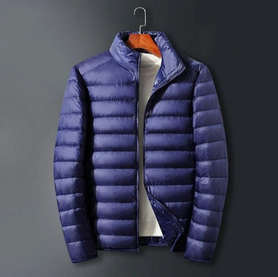 S-6XL Jachetă pentru bărbați din puf de rață Jachete ultra ușoare de primăvară cu glugă pentru bărbați Îmbrăcăminte de exterior portabilă Jachetă de protecție împotriva vântului impermeabilă