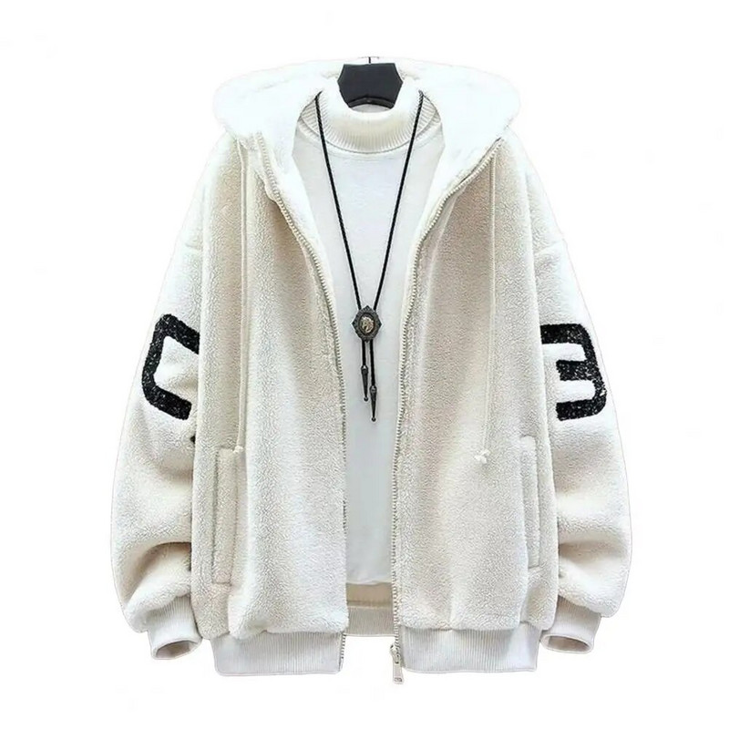 Jachete pentru bărbați, toamnă iarnă, cu închidere cu fermoar, buzunare