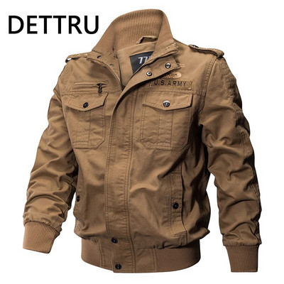 Jachete tactice militare pentru bărbați, cu fermoar ocazional, pentru pilot, pentru pilot, pentru bărbați, pentru bărbați, cu guler în picioare, îmbrăcăminte de exterior pentru bărbați, 6XL