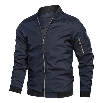 Jachete de vânt pentru bărbați Jachetă bomber pentru bărbați Îmbrăcăminte de stradă casual pentru bărbați Hip Hop Slim Fit Mantoane de baseball pentru pilot Îmbrăcăminte pentru bărbați