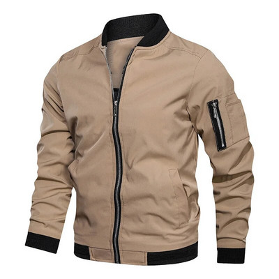 Jachete de vânt pentru bărbați Jachetă bomber pentru bărbați Îmbrăcăminte de stradă casual pentru bărbați Hip Hop Slim Fit Mantoane de baseball pentru pilot Îmbrăcăminte pentru bărbați