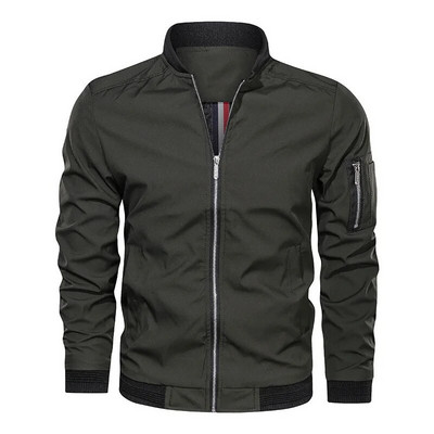 Jachete de vânt pentru bărbați Jachetă bomber pentru bărbați Îmbrăcăminte de stradă casual pentru bărbați Hip Hop Slim Fit Mantoane de baseball pentru pilot Îmbrăcăminte pentru bărbați