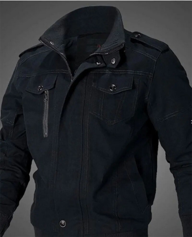 Jachetă ușoară pentru bărbați de dimensiuni mari, la modă, ocazional, din bumbac, îmbrăcăminte zilnică, jachetă solidă, îmbrăcăminte exterioară, pentru primăvară, toamnă, iarnă, îmbrăcăminte pentru bărbați