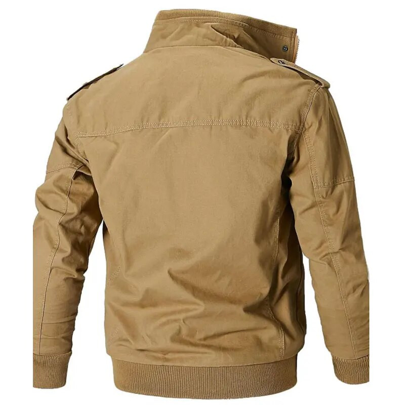 Jachetă ușoară pentru bărbați de dimensiuni mari, la modă, ocazional, din bumbac, îmbrăcăminte zilnică, jachetă solidă, îmbrăcăminte exterioară, pentru primăvară, toamnă, iarnă, îmbrăcăminte pentru bărbați