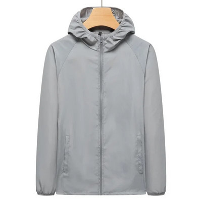 Bărbați, femei, pentru drumeții, jachetă de camping, impermeabilă, unisex, pentru alpinism, cu uscare rapidă, cu protecție UV, haină de ploaie Plus dimensiune 7XL