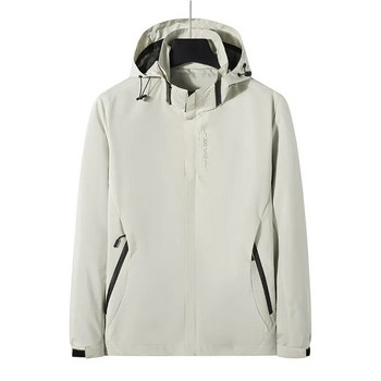 2023 Νέο αδιάβροχο ανδρικό παλτό ανδρικό μπουφάν Ανδρικό ανοιξιάτικο μπουφάν με κουκούλα εξωτερικού χώρου Ανεμοδαρμένο φθινοπωρινό ανδρικό παλτό μόδας ρούχων Μάρκα 5XL