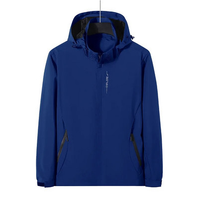 2023 Jachetă pentru bărbați nouă, impermeabilă, în aer liber, cu glugă, jachetă de primăvară pentru bărbați, jachetă de toamnă pentru bărbați, haină de modă, marca 5XL