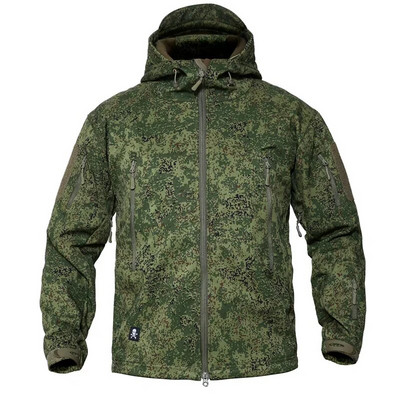Jachetă militară tactică de iarnă pentru bărbați Army CP Camuflaj Airsoft Îmbrăcăminte impermeabilă Windbreaker Multicam Fleece Bomber Mantoane Bărbați