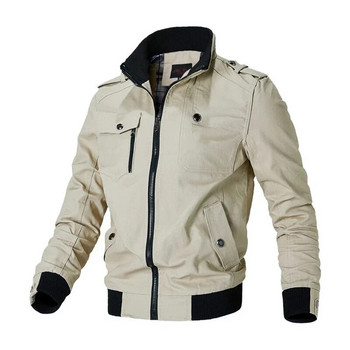 Ανδρικό μπουφάν Casual Ανδρικό Μπουφάν Bomber Ανδρικό Στρατιωτικό Μπουφάν Ανδρικό Άνοιξη Φθινόπωρο Plus Size Winter Pilot Jackets Fashion Μάρκα Outwear Παλτό