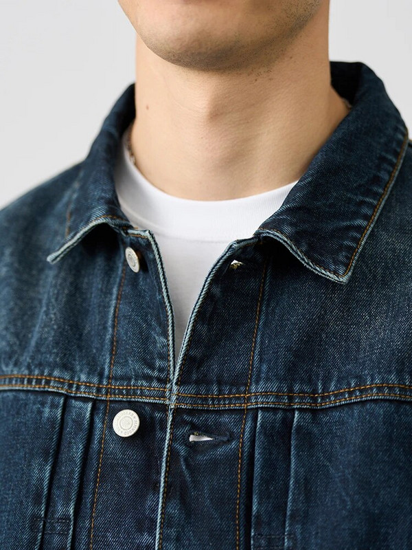 SIMWOOD High Standard Series 2024 Spring New Regular Fit 16OZ Selvedge traper jakne Muškarci Ženska odjeća visoke kvalitete
