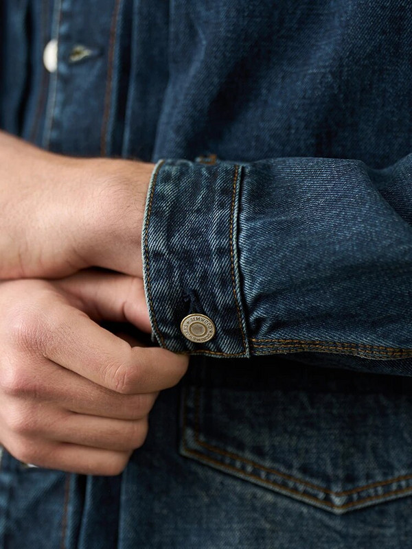 SIMWOOD High Standard Series 2024 Spring New Regular Fit 16OZ Selvedge traper jakne Muškarci Ženska odjeća visoke kvalitete