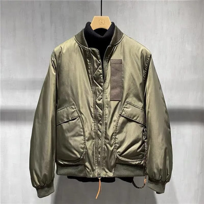 Vintage Top Streetwear Hip Hop Manta militară Bărbați Punk Bomber Flight Air Force Pilot Jachetă școală japoneză Nod îmbrăcăminte de baseball