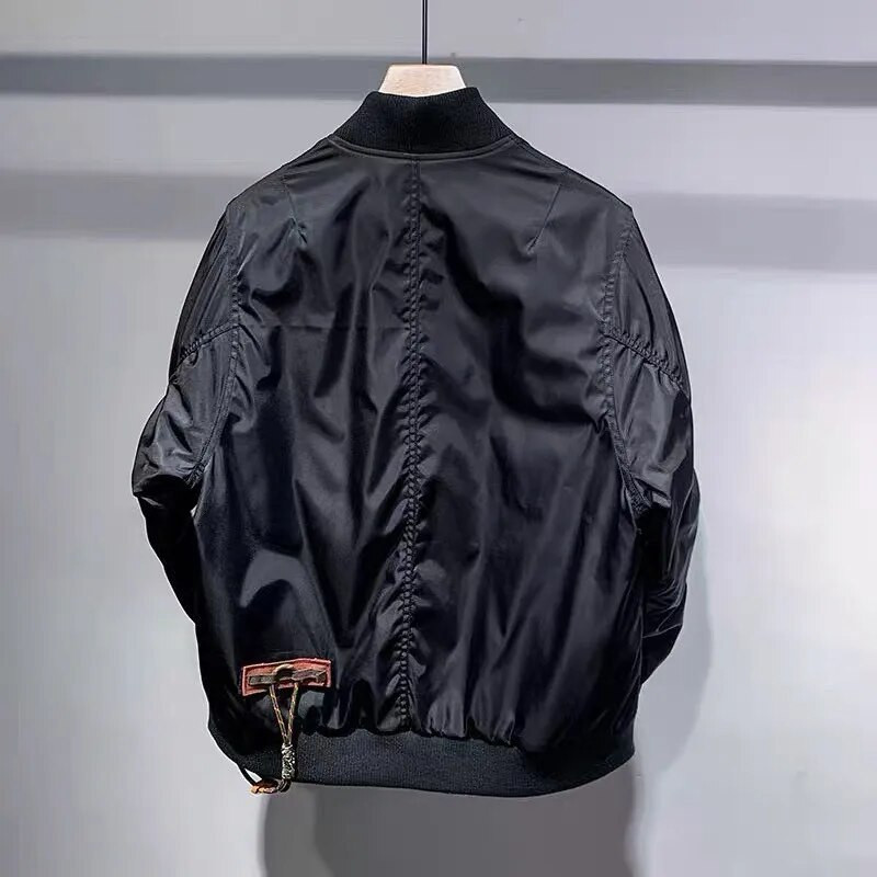 Vintage Top Streetwear Hip Hop Manta militară Bărbați Punk Bomber Flight Air Force Pilot Jachetă școală japoneză Nod îmbrăcăminte de baseball