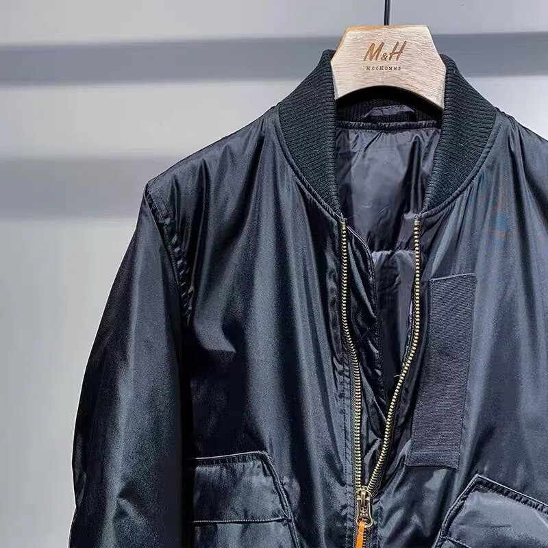 Vintage Top Streetwear Hip Hop Manta militară Bărbați Punk Bomber Flight Air Force Pilot Jachetă școală japoneză Nod îmbrăcăminte de baseball