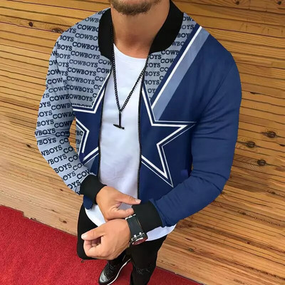 Jachetă cu guler de baseball pentru bărbați haine de primăvară pentru bărbați noi Jachete bomber cu imprimeu cu leu Îmbrăcăminte de exterior Chamarras Para Hombre 남성의류
