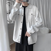 LAPPSTER-Youth Korean Fashions Windbreaker Jakne 2023 Y2k Streetwear Jesenske traper jakne Kaputi Vintage Hole Black Jean jakna