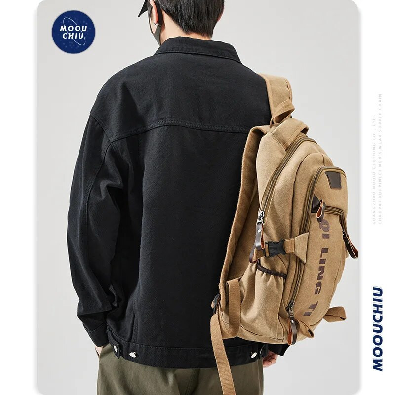 Muške jeans jakne Streetwear Hip Hop Bomber kaputi s izvezenim slovima Ženske Harajuku modne ležerne široke traper jakne Crnoplave