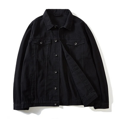 Cămașă din denim extra mare Bărbați Plus Size 7XL 8XL Jachetă albastră clasică Primăvara toamnă Moda oversize masculin Haine de marcă de înaltă calitate