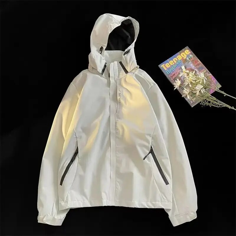 Iubiți, jachetă de toamnă pentru bărbați, cu parbriz supradimensionat, haină de primăvară pentru bărbați, jachete de camping, haine pentru bărbați.