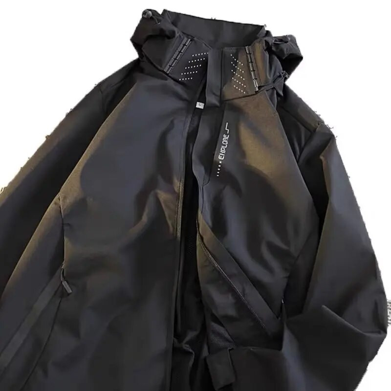 Iubiți, jachetă de toamnă pentru bărbați, cu parbriz supradimensionat, haină de primăvară pentru bărbați, jachete de camping, haine pentru bărbați.