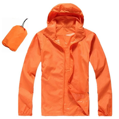 Bărbați, femei, jachetă cu uscare rapidă, unisex, impermeabilă, impermeabilă, în aer liber, drumeții, ciclism, cu protecție solară, haină ultra-ușoară, rezistentă la ploaie