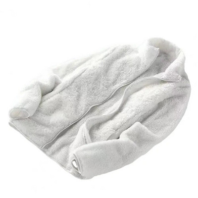 Jachetă din fleece pentru bărbați, cu fermoar, cu glugă, jachetă din blană artificială, haină de iarnă, cu fermoar de pluș