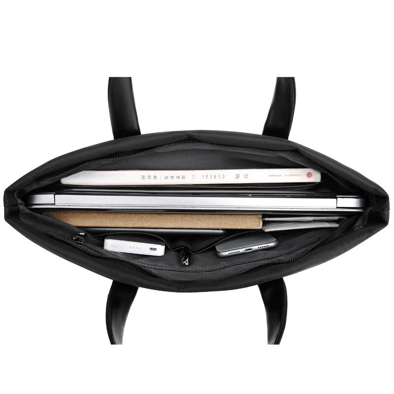 2024 új aktatáska hordozható irattáska nagy kapacitású üzleti férfi táska számítógépes táska nyilvános dokumentum