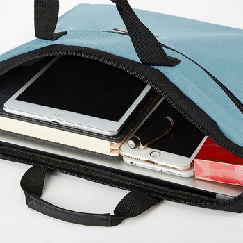Чанта за лаптоп Дамска чанта Бележник Куфарче Едноцветни лаптопи Чанти с цип За преносим компютър Бизнес чанта