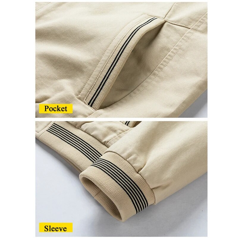 Jachetă de vânt ocazională pentru bărbați, impermeabilă, haină militară pentru bărbați, jachetă de baseball, haină de drumeție