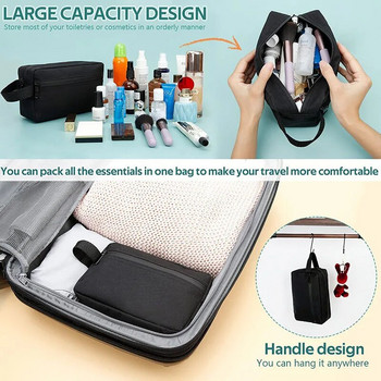 Ταξιδιωτική ανδρική τσάντα περιποίησης Γυναικεία καλλυντική θήκη Αδιάβροχη γυναικεία τσάντα μακιγιάζ Beauty Wash Pouch Handbag Organizer