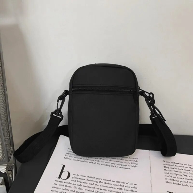 Ανδρικές τσάντες Messenger Sling Τσάντες Casual Canvas Μικρό φερμουάρ τσαντάκι χιαστί Απλή μικρή τσάντα ώμου χιαστί ανδρική τσάντα 2023 Νέα