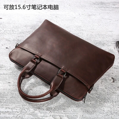 Нова корейска чанта през рамо куфарче ретро офис мъжка чанта мъжка бизнес чанта