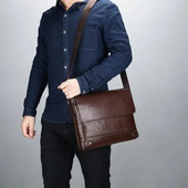 Servietă pentru bărbați Geanta din piele PU Boston Commuting Laptop Umăr Executive Business Work Messenger Crossbody Geantă laterală de designer