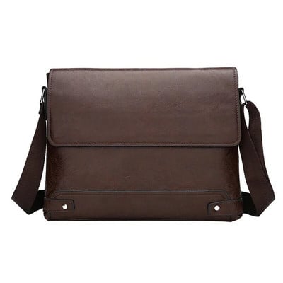 Servietă pentru bărbați Geanta din piele PU Boston Commuting Laptop Umăr Executive Business Work Messenger Crossbody Geantă laterală de designer
