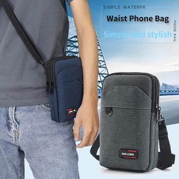 Ανδρική αδιάβροχη τσάντα μέσης Πορτοφόλι για υπαίθρια αθλητική τσάντα μέσης Διαγώνια χιαστί-τηλεφωνική τσάντα Camping Hunting Tactical Bag