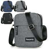 Genți pentru bărbați Geantă Messenger din pânză Genți de umăr casual Crossbody Genți de umăr de afaceri impermeabile pentru bărbați Poșeta de călătorie