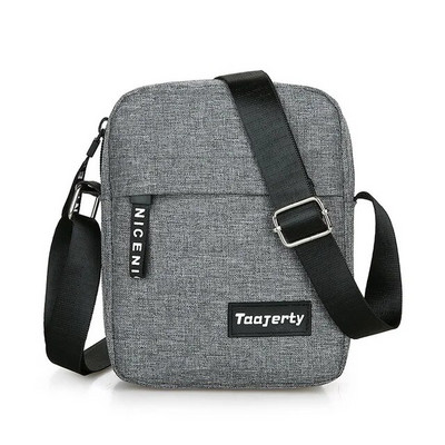 Genți pentru bărbați Geantă Messenger din pânză Genți de umăr casual Crossbody Genți de umăr de afaceri impermeabile pentru bărbați Poșeta de călătorie