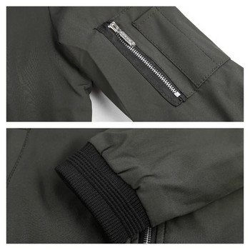 Ανδρική μόδα Casual Windbreaker μπουφάν μπουφάν μπέιζμπολ Υπερμεγέθη ανδρικό παλτό Στρατιωτικά μπουφάν Camping Army Ανδρικά ρούχα Streetwear