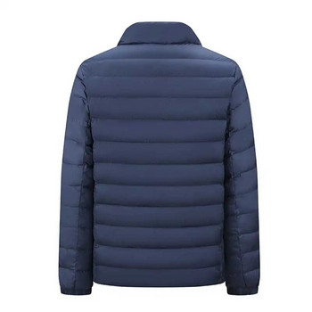 Ανδρικά χειμωνιάτικα βελούδινα χοντρά λουτρά, αντιανεμικά, ανθεκτικά στη φθορά, ελαφριά casual χαλαρά μπουφάν Ανδρικό παλτό σε μέγεθος Largo σκληρό 7XL