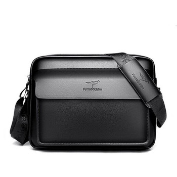 Μόδα Business Style Ανδρικός Χαρτοφύλακας μεσαίου μεγέθους Υψηλής ποιότητας Χοντρό PU Δερμάτινη ανδρική τσάντα Document Τσάντα Κομψή επαγγελματική τσάντα