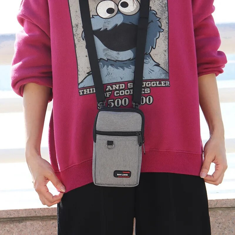 Vyriškas lauko juosmens krepšys, vandeniui atsparus vieno/dviejų sluoksnių turintis juosmens „Fanny Pack“ telefono maišelis Stovyklavietės medžioklės taktinis krepšys