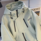 Jachetă Sprinter pentru bărbați, de înaltă calitate, supradimensionată, pentru bărbați, Harajuku, primăvară, toamnă, în aer liber.