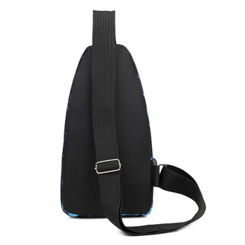 Μόδα ανδρική casual τσάντα ώμου Τσάντα ταξιδιού χιαστί στον ώμο Πακέτο τσάντα σφεντόνας Messenger Pack Τσάντα στήθους για άνδρες