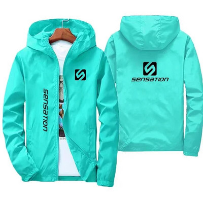 Jachetă nouă pentru bărbați de înaltă calitate 2023, jachetă pentru bicicletă de alpinism, de primăvară, toamnă, cu glugă, haină impermeabilă de dimensiuni mari