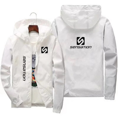 Jachetă nouă pentru bărbați de înaltă calitate 2023, jachetă pentru bicicletă de alpinism, de primăvară, toamnă, cu glugă, haină impermeabilă de dimensiuni mari