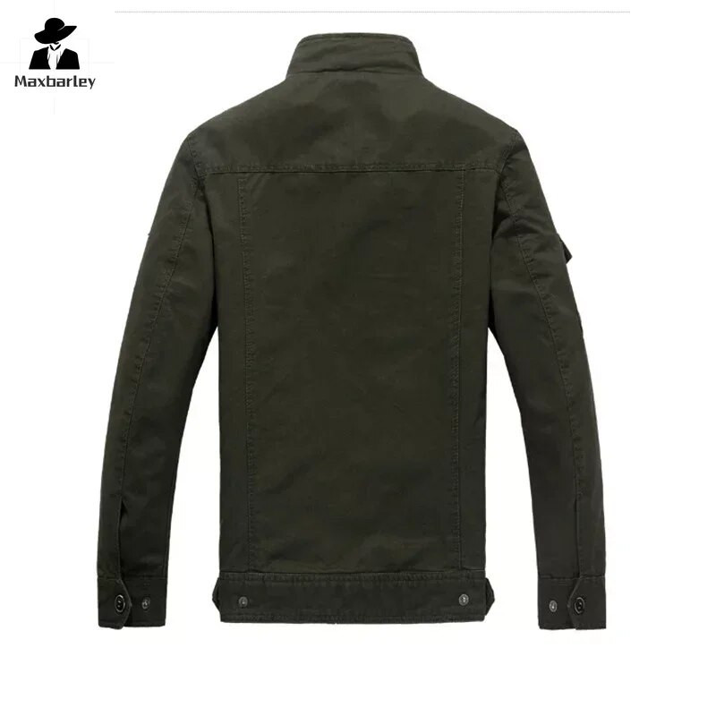 2024. aasta uus vabaaja sõjaväejakk meeste suures suuruses M-6XL Jaqueta Masculina Air Force One Spring-Sügis Cargo Meeste jakid