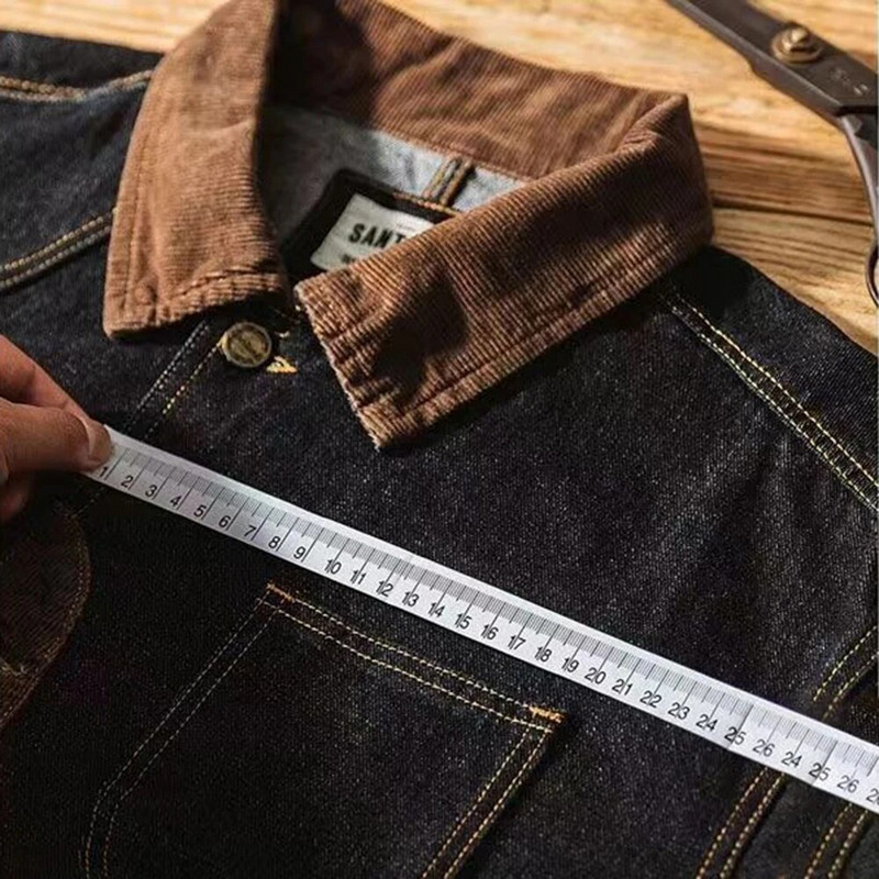 2024. Proljetno-jesenski stil američke ulične retro jake lovačke kargo jakne, muška vojna jakna od ispranog trapera, muška labava