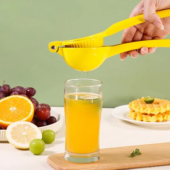 Сокоизстисквачка за лимон 2 в 1 Ръчна изстисквачка Удобен портокал Нар Лимон Плодове Щипка Домакински мултифункционални кухненски аксесоари
